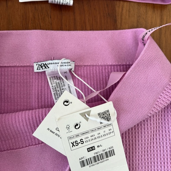 Zara Pink Ribbed Set - Picture 2 of 2